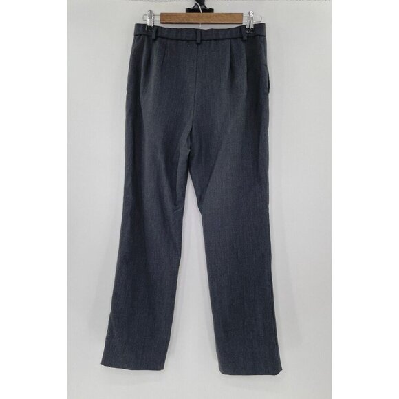 Pendleton Women’s Gray 100% Virgin Wool Lined Dress Pants Size 6 Petite - Picture 2 of 11